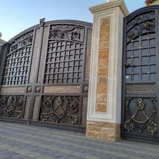 Ворота откатные распашные кованые  - купить на сайте объявлений Краснодар онлайн