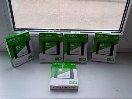 Много WD Green 240Gb запечатанные  - купить на сайте объявлений Армавир онлайн